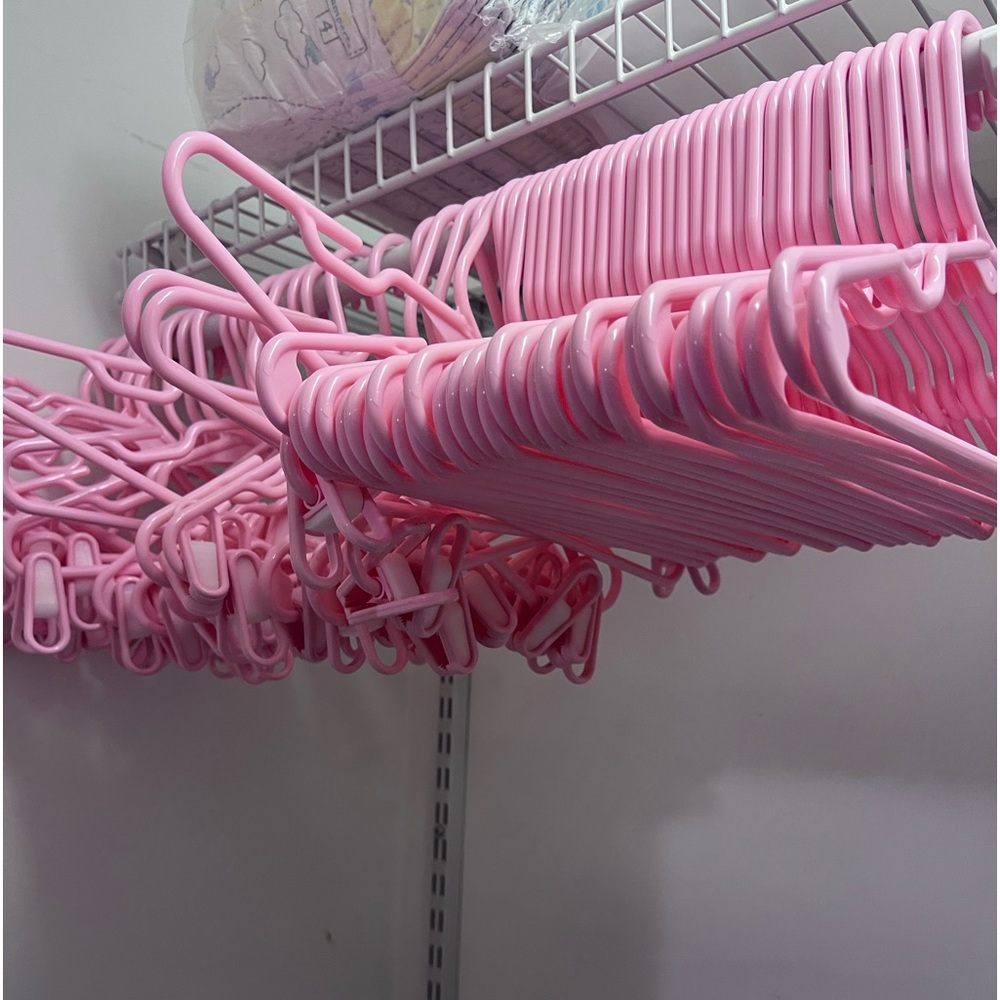 Pink hangers for baby infant toddler girl